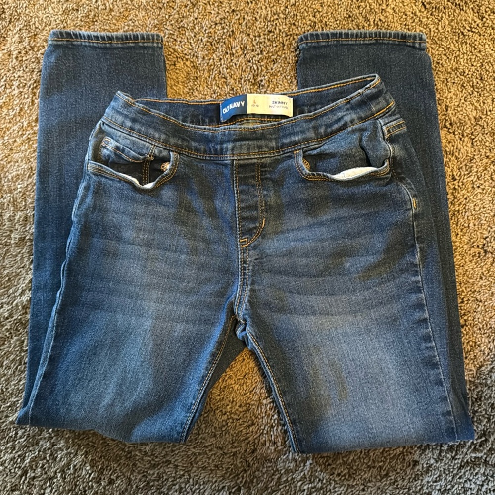 Old Navy girls skinny jeans size L (10-12)